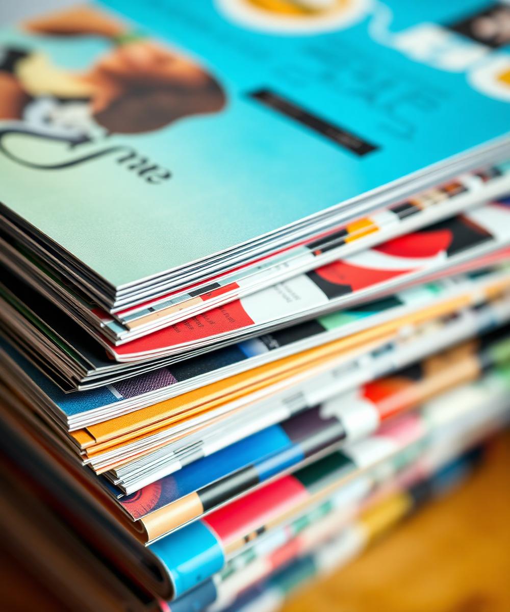 Revistas e catálogos impressos
